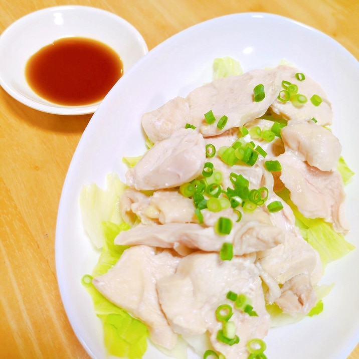 電子レンジで簡単すぎるサラダチキン